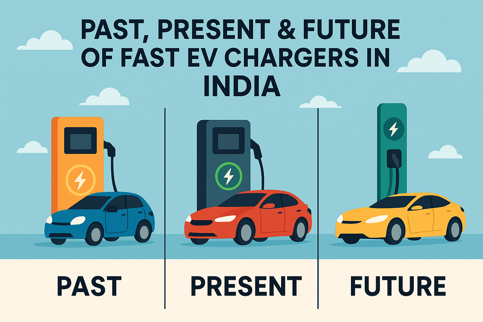 PAST, PRESENT & FUTURE OF FAST EV CHARGERS IN INDIA